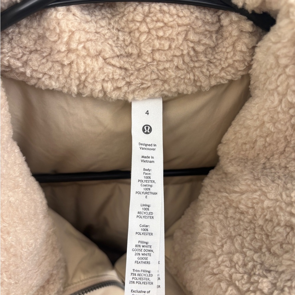Lululemon Athletica Cream Vest
